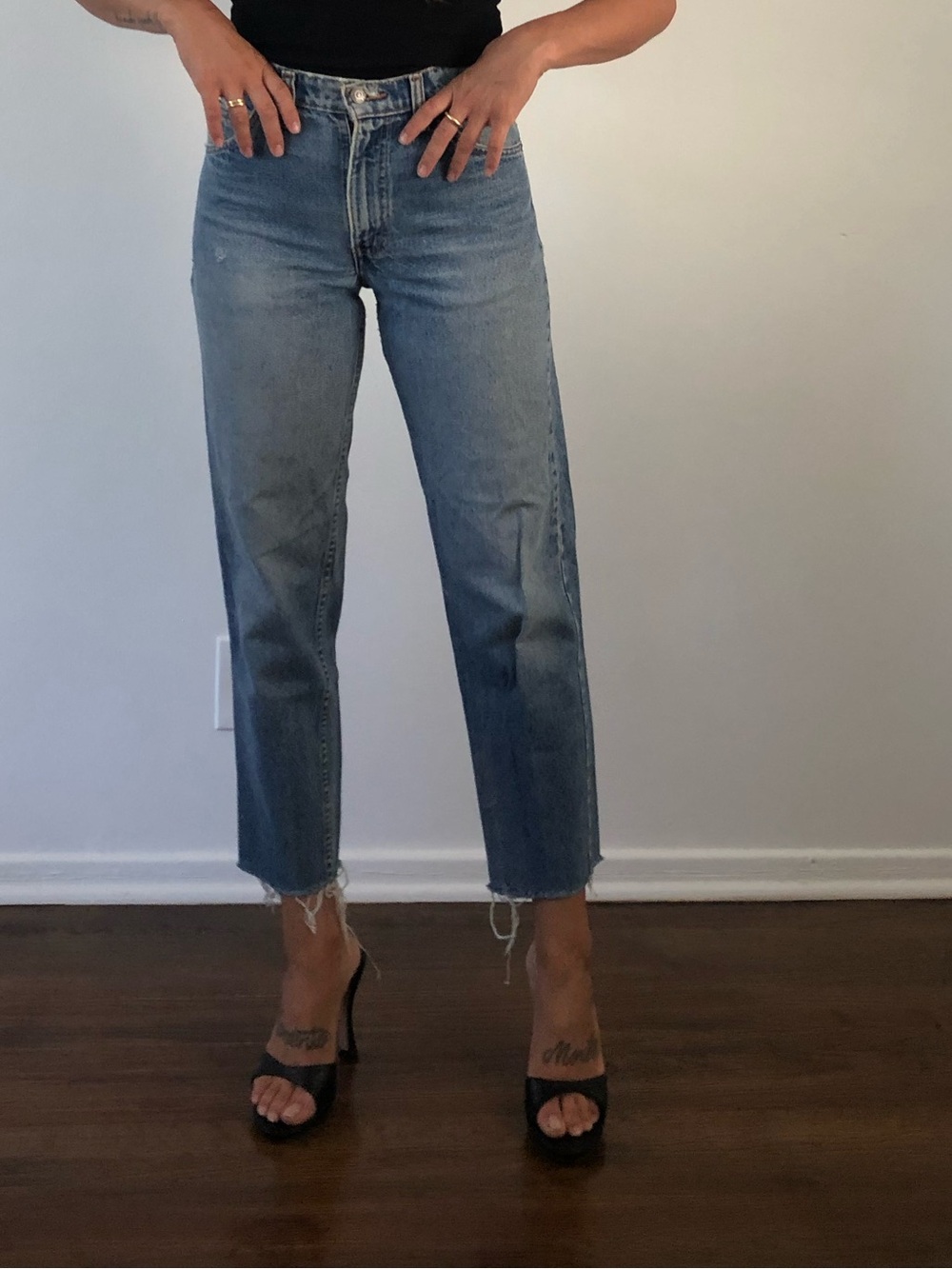 Levi's 550 High-Rise Light Blue Denim Jeans Size29 Orange Tag - Picture 4 of 13